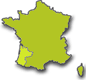 Azur ligt in regio Aquitaine / Les Landes