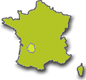 Sarlat ligt in regio Dordogne