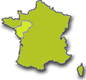 Les Sables d'Olonne ligt in regio Pays de la Loire / Vendée