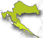 Zivogosce ligt in regio Dalmatië