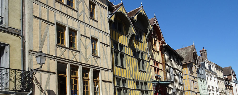 Troyes, hoofdstad van de Aube