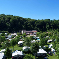 Camping ''t Geuldal in regio Limburg, Nederland