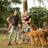 Camping Alpaca Vorstenbosch Farmcamps in regio Noord-Brabant, Nederland