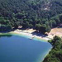 Camping Am Weißen See in regio Mecklenburg-Vorpommern, Duitsland