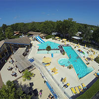 Camping Bimbo in regio Aquitaine / Les Landes, Frankrijk