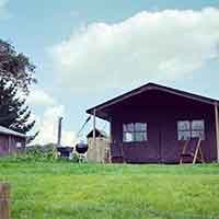 Camping BoerenBed Glastonbury Hill Farm in regio Zuid West Engeland, Groot-Brittannië