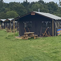 Camping BoerenBed Heydon Grove Farm in regio Oost Engeland, Groot-Brittannië