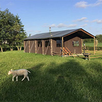 Camping Boerenbed Landgoed ter Wijnendale in regio Henegouwen, België