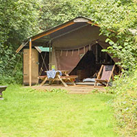 Camping BoerenBed 't Boshuis in regio Gelderland, Nederland
