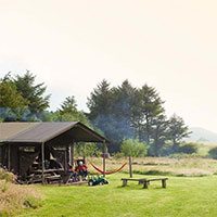 Camping BoerenBed Warren Farm in regio Zuid West Engeland, Groot-Brittannië