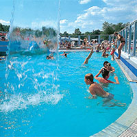 Camping Bryrup in regio Midden-Jutland, Denemarken