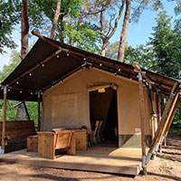 Camping De Oude Stokerij in regio Limburg, Nederland