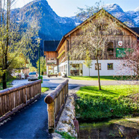 Camping Dormio Resort Obertraun in regio Salzburgerland, Oostenrijk