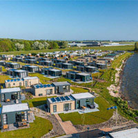 Camping EuroParcs Enkhuizer Strand in regio Noord-Holland, Nederland