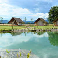 Camping Glamping Kolpa Resort in regio Slovenië, Slovenië