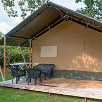 Camping Hof van Kolham in regio Groningen, Nederland