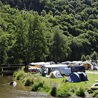 Camping Kautenbach in regio Luxemburg, Luxemburg