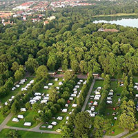 Camping Knaus Campingpark Leipzig in regio Sachsen, Duitsland