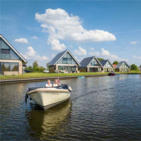 Camping Landal Waterpark de Alde Feanen in regio Friesland, Nederland