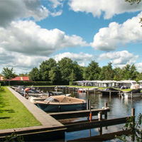Camping Landgoed Eysinga State in regio Friesland, Nederland
