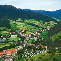 Camping Schwarzwaldhorn in regio Baden-Württemberg / Zwarte Woud, Duitsland