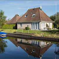 Camping Vakantiepark It Wiid in regio Friesland, Nederland