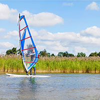 Camping Veluwe Strandbad in regio Gelderland, Nederland
