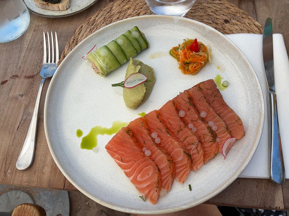 Lunch Plage de la Baumette bij Club Agathos