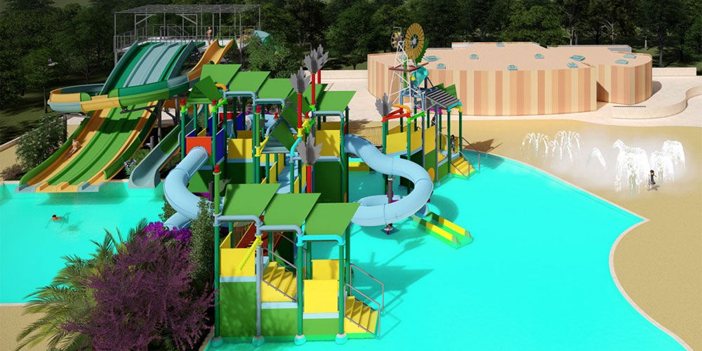 Een nieuw aquapark op camping Mas Sant Josep aan de Costa Brava