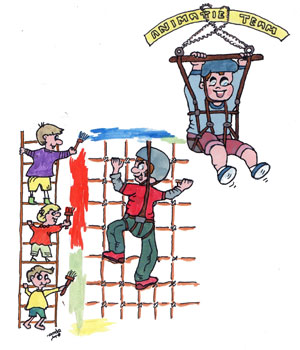 Animatie op de camping - ieder het zijne