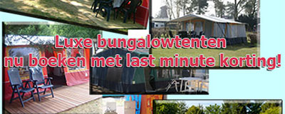 Last Minute: een accommodatie boeken op een camping met korting!