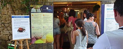 Zo wordt in de rij staan een feestje