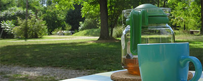 Eerste dag op camping Vauban in Volgelsheim 