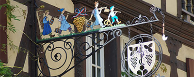 Huurtent gaat kerstinkopen doen in Riquewihr 