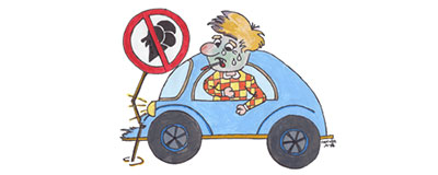 Nooit meer wagenziek