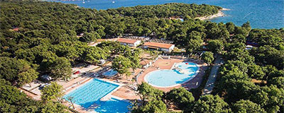 Vakantie vieren op camping Bijela Uvala in de nieuwe de Sunlodge Sequoia