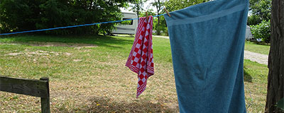 11 andere manieren om je was te drogen op de camping