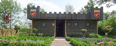 10 kasteelbewoners op een 5 sterrencamping in Overijssel