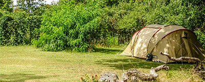 Als je kampeert, ben je écht op vakantie