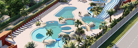 Campings met nieuwe zwembaden en glijbanen