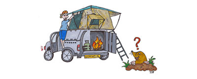 Tent, caravan, vouwwagen of toch maar huren?