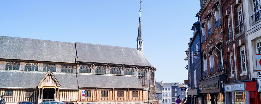 Houten Kerk in Honfleur Eglise Sainte-Catherine Eglise Sainte-Catherine