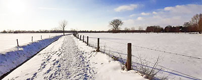 Winter op de camping