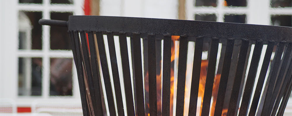 Winter op de camping of het vakantiepark