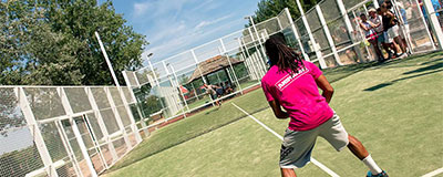 Padel op de camping