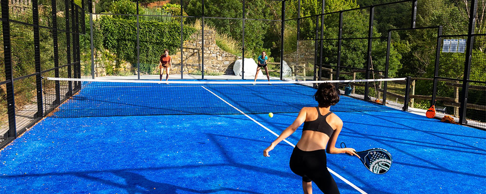 Padel op camping RCN Val de Cantobre, Midi-Pyrénées