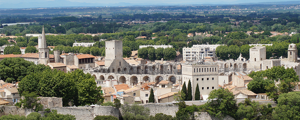 Arles vanaf de LUMA toren Arles vanaf de LUMA toren