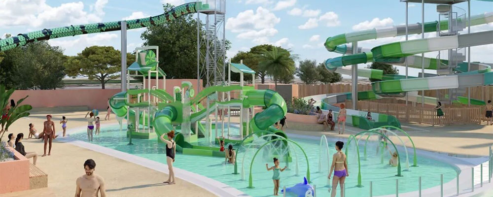 Vernieuwd zwembadcomplex met geweldige waterspeeltuin op Le Domaine du Clarys Plage