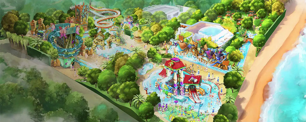 Speedy Island op camping Union Lido een compleet vernieuwd watercomplex met waterspeeltuin