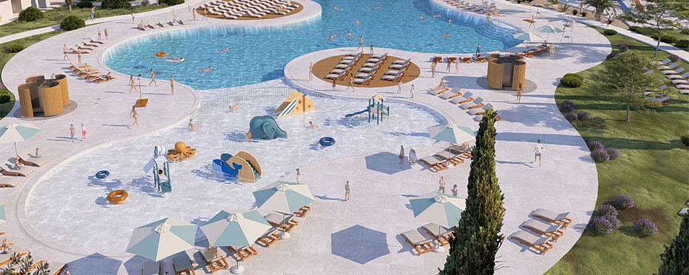 Nieuw zwembadcomplex op camping Zaton Holidays Resort